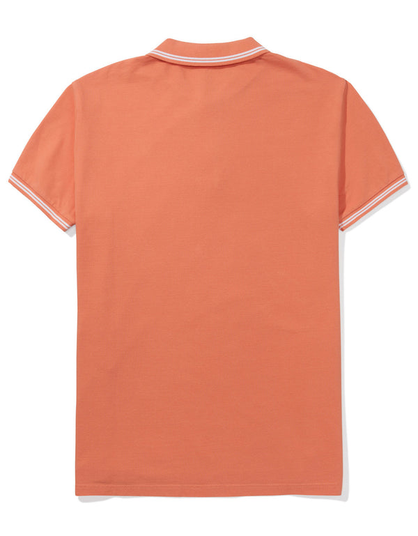 Polo sin Cuello Tipo Polo Clásica Ae - Naranja