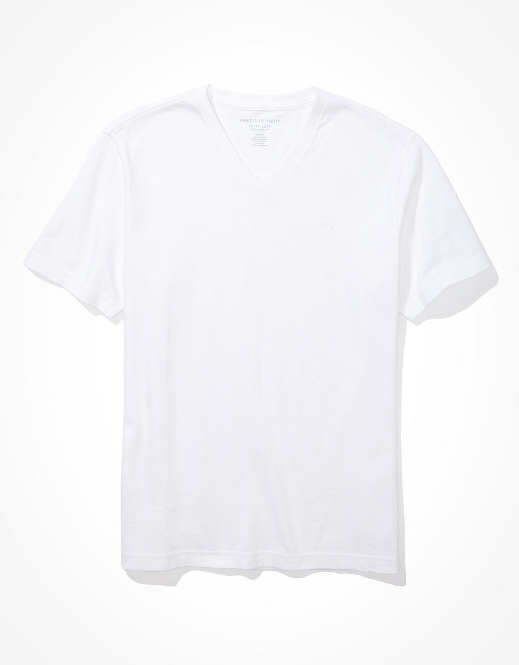 Polo sin Cuello Ae súper suave, cuello V - Blanco 1177_1541_100_f