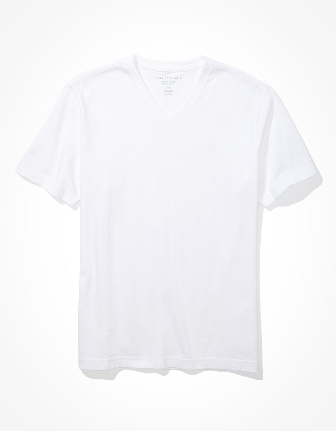 Polo sin Cuello Ae súper suave, cuello V - Blanco 1177_1541_100_f