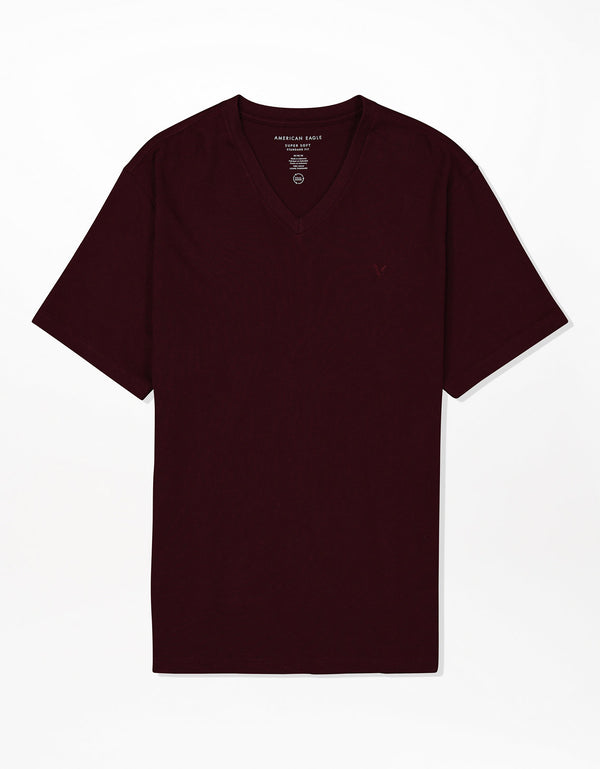 Polo sin Cuello Ae súper suave, cuello V - Generico