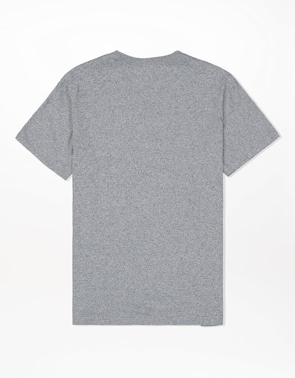 Polo sin Cuello con cuello en V de Ae - Gris