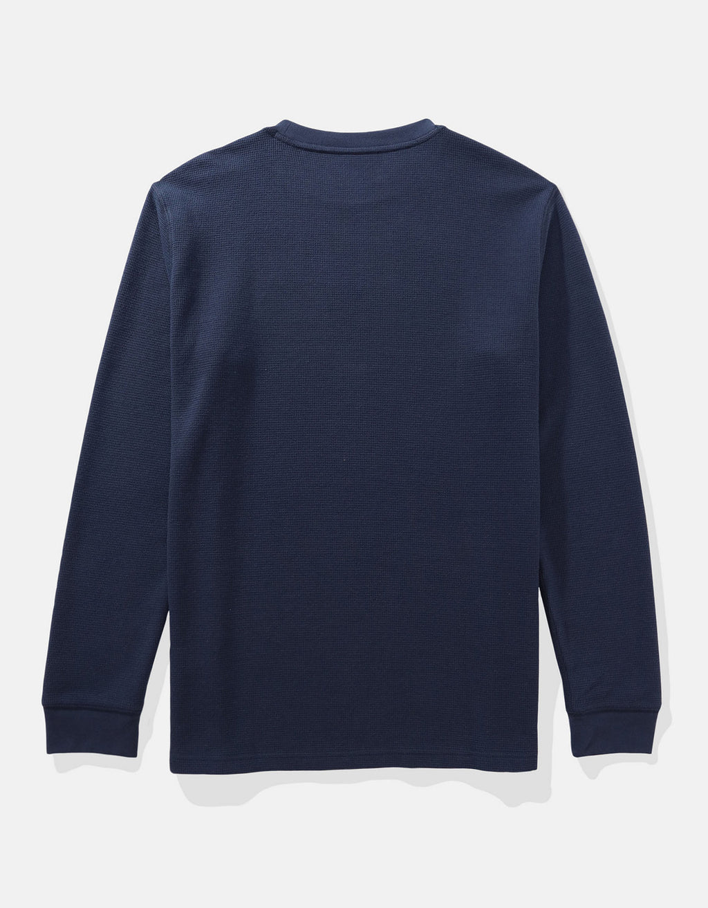 Polo sin Cuello gráfica manga larga Hombre AE - Azul 1182_3994_410_b