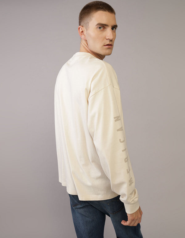 AE T-shirt  Manga Larga con Gráfico - Generico