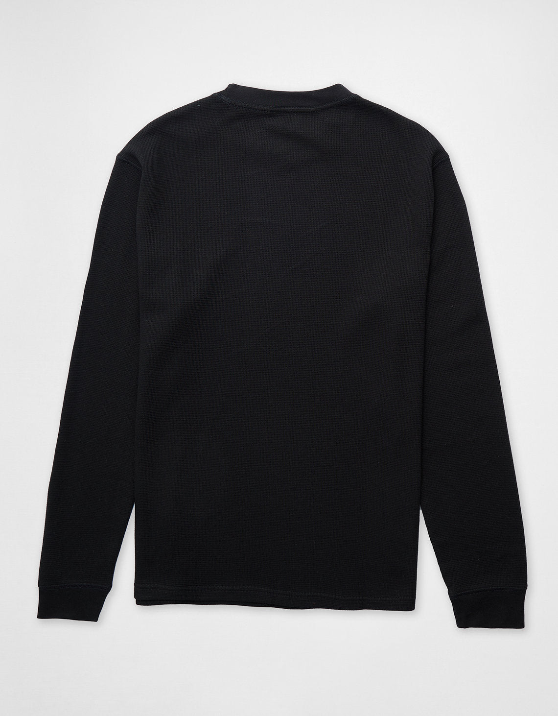 Polo sin Cuello Thermal Manga Larga Ae - Negro 1182_4598_064_b