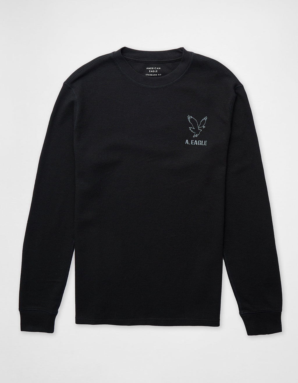 Polo sin Cuello Thermal Manga Larga Ae - Negro 1182_4598_064_f