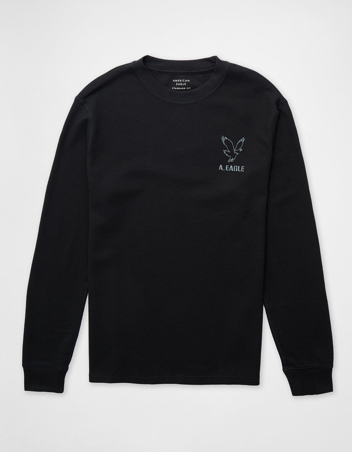 Polo sin Cuello Thermal Manga Larga Ae - Negro 1182_4598_064_f
