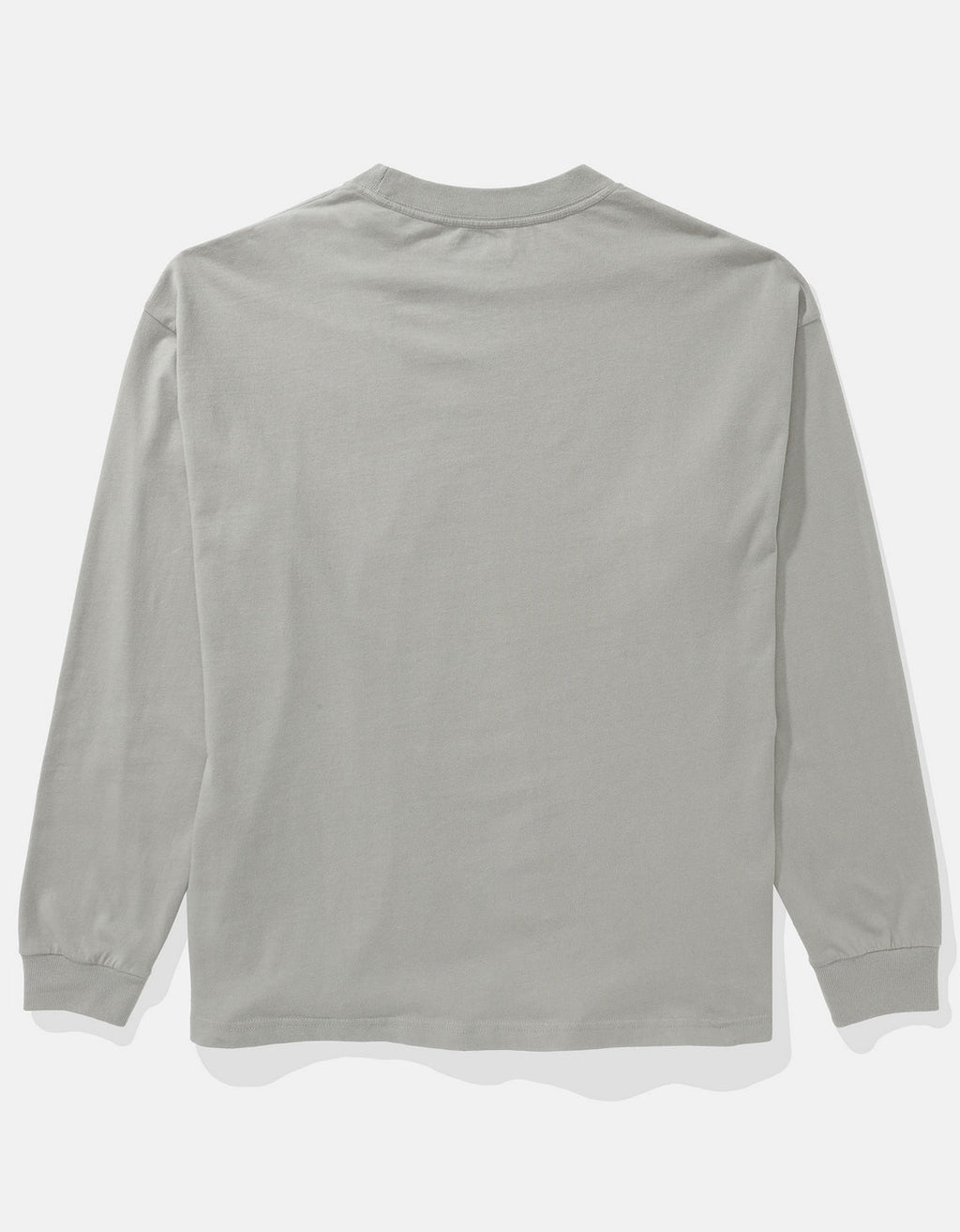 Polo sin Cuello gráfica de manga larga AE Super Soft - Gris 1182_4599_040_b
