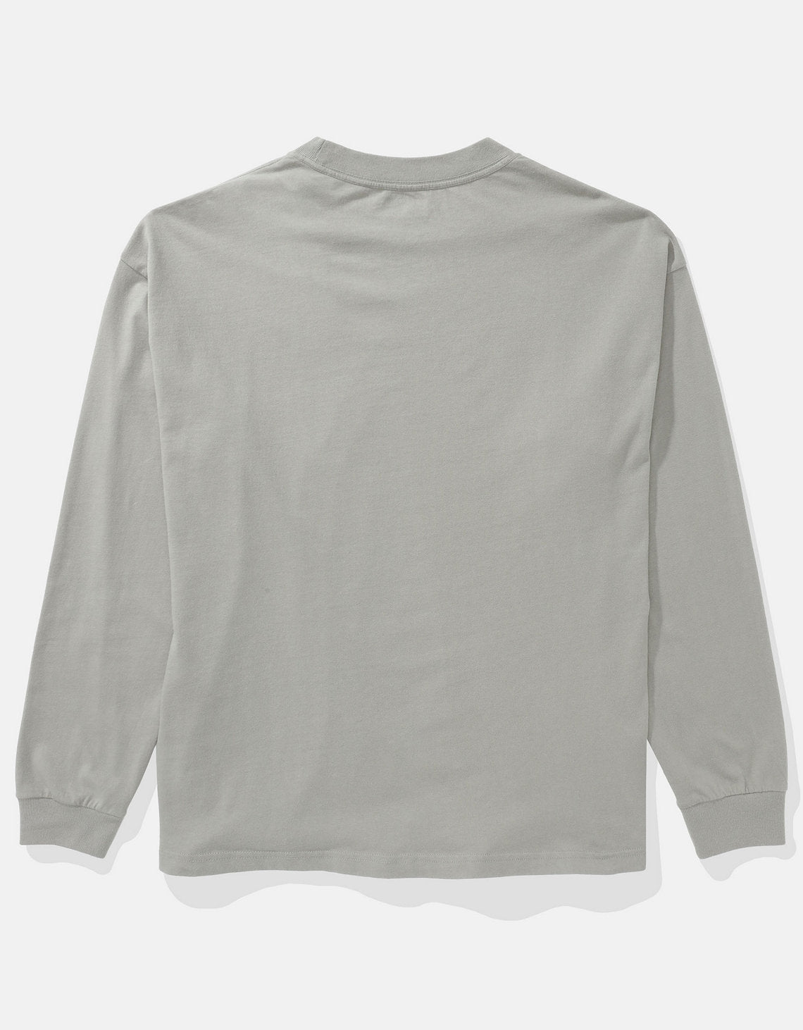 Polo sin Cuello gráfica de manga larga AE Super Soft - Gris 1182_4599_040_b