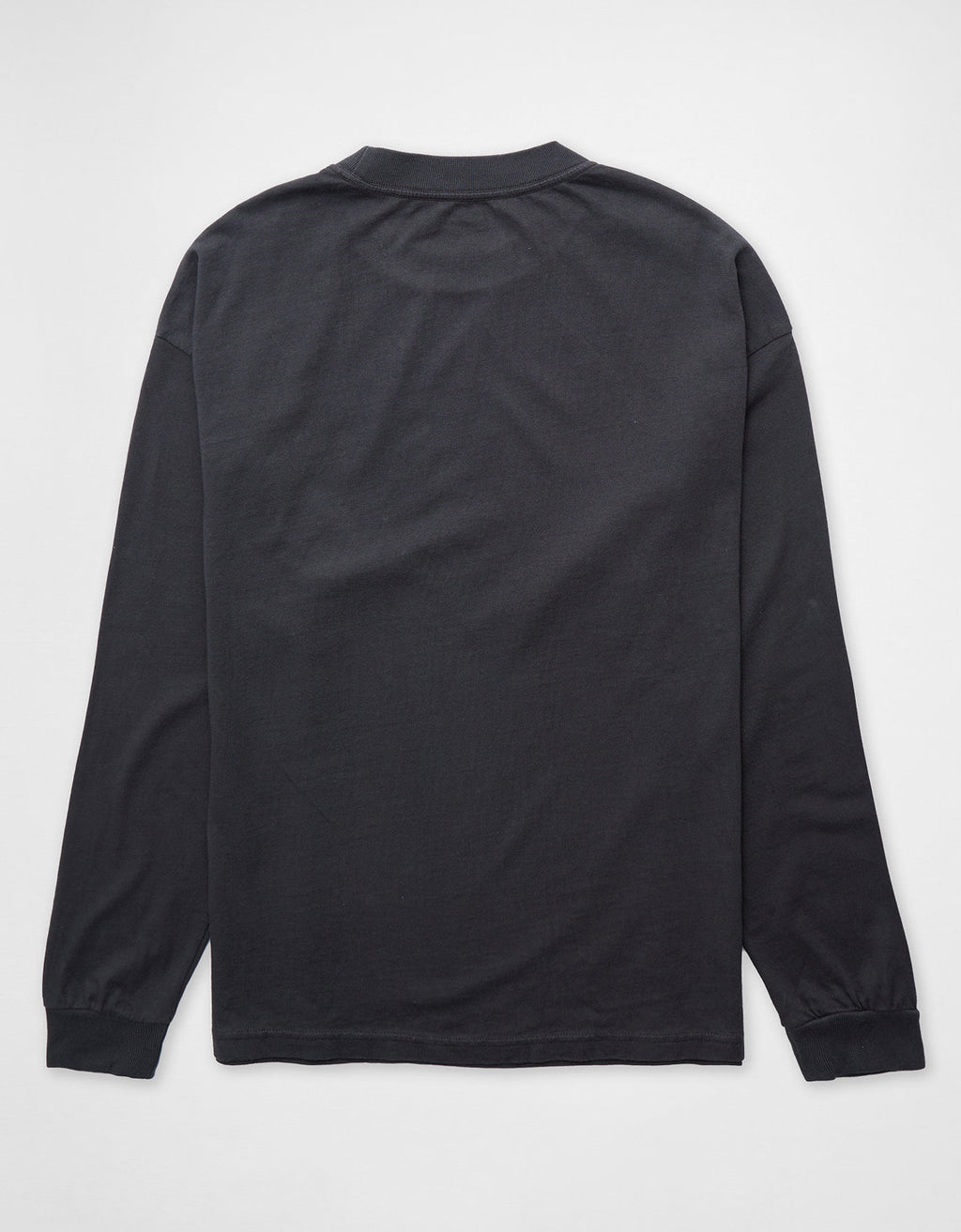Polo sin Cuello gráfica de manga larga AE Super Soft - Negro 1182_4599_094_b