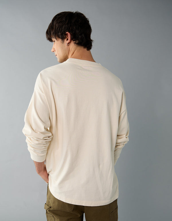 Polo sin Cuello gráfica de manga larga AE Super Soft - Generico