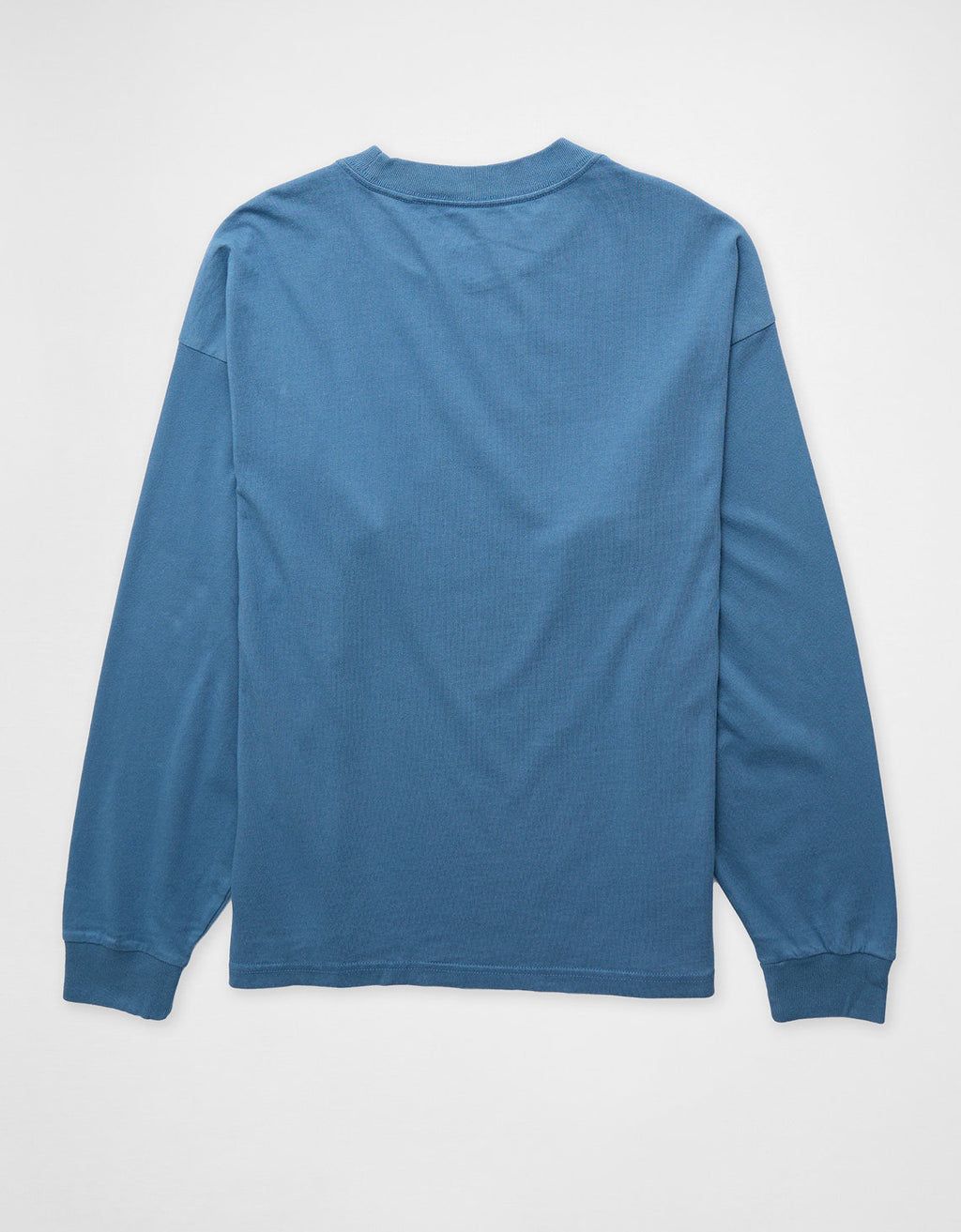 Polo sin Cuello gráfica de manga larga AE Super Soft - Azul 1182_4599_410_b