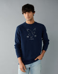 Polo sin Cuello Térmica de Manga Larga Ae - Azul 1182_4817_405_of