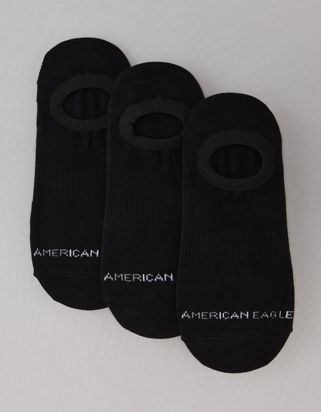 Paquete de 3 medias taloneras Hombre AE - Negro 1225_7615_001_f