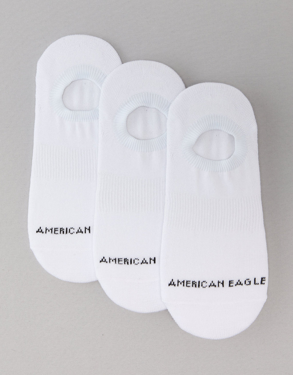Paquete de 3 medias taloneras Hombre AE - Blanco 1225_7615_100_f