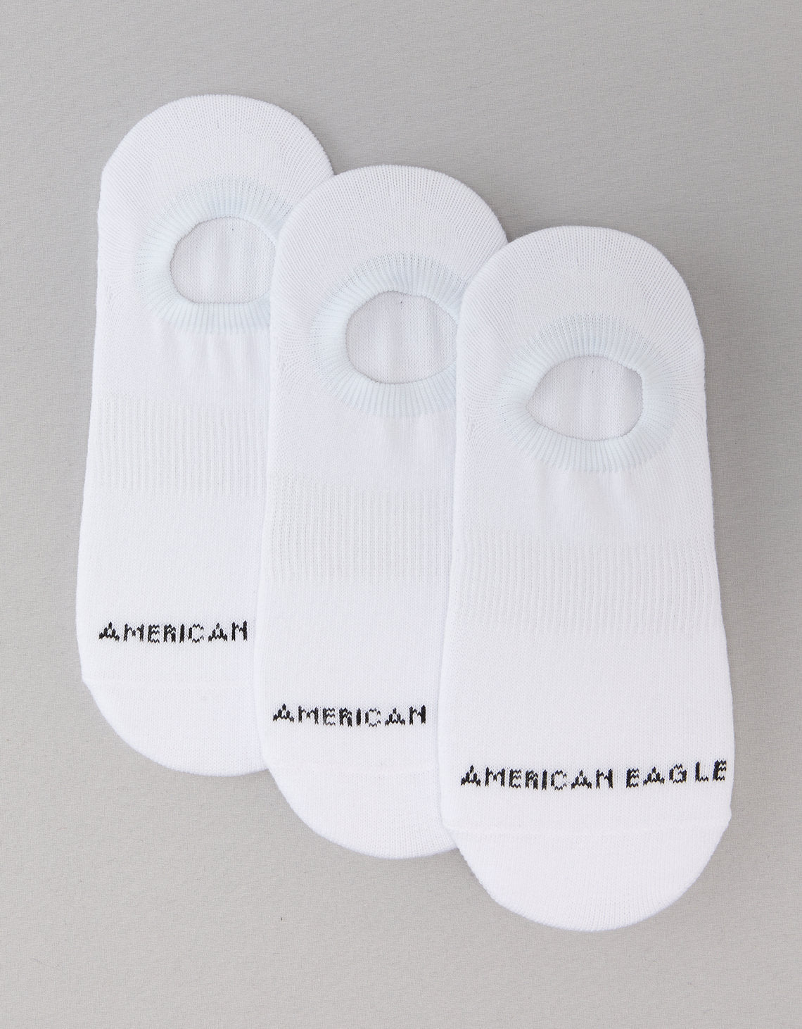 Paquete de 3 medias taloneras Hombre AE - Blanco 1225_7615_100_f