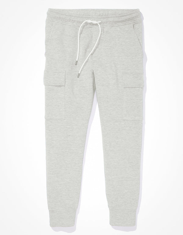 Jogger Ae 24/7 Good Vibes Cargo - Blanco