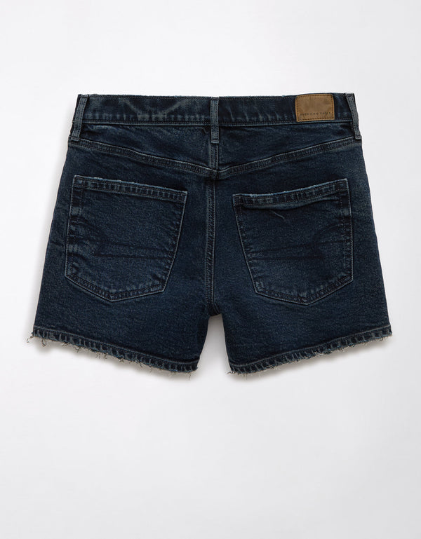 Ae Strigid pantalón corto de mezclilla relajado de tiro alto - Azul