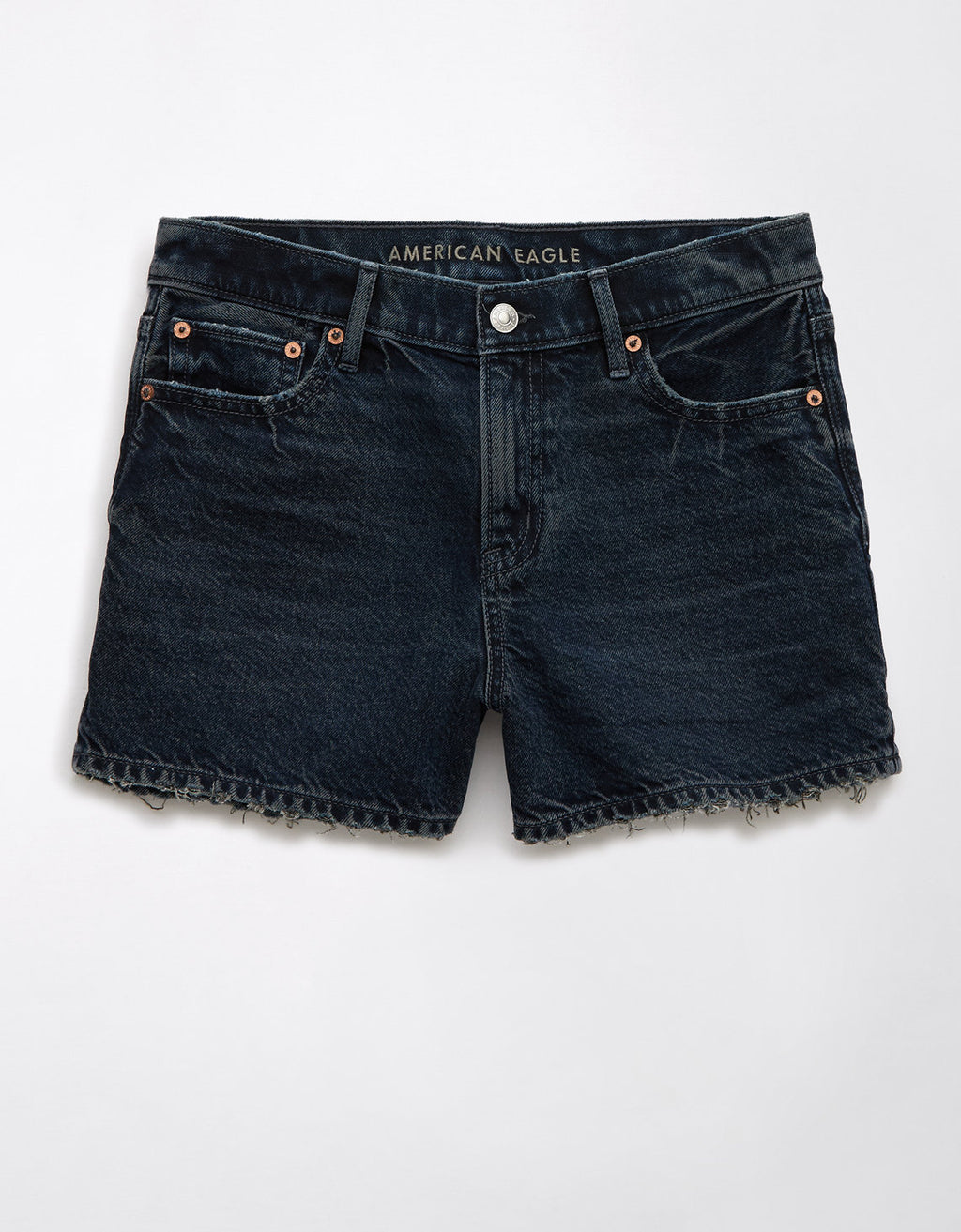 Ae Strigid pantalón corto de mezclilla relajado de tiro alto - Azul 1334_8133_334_f