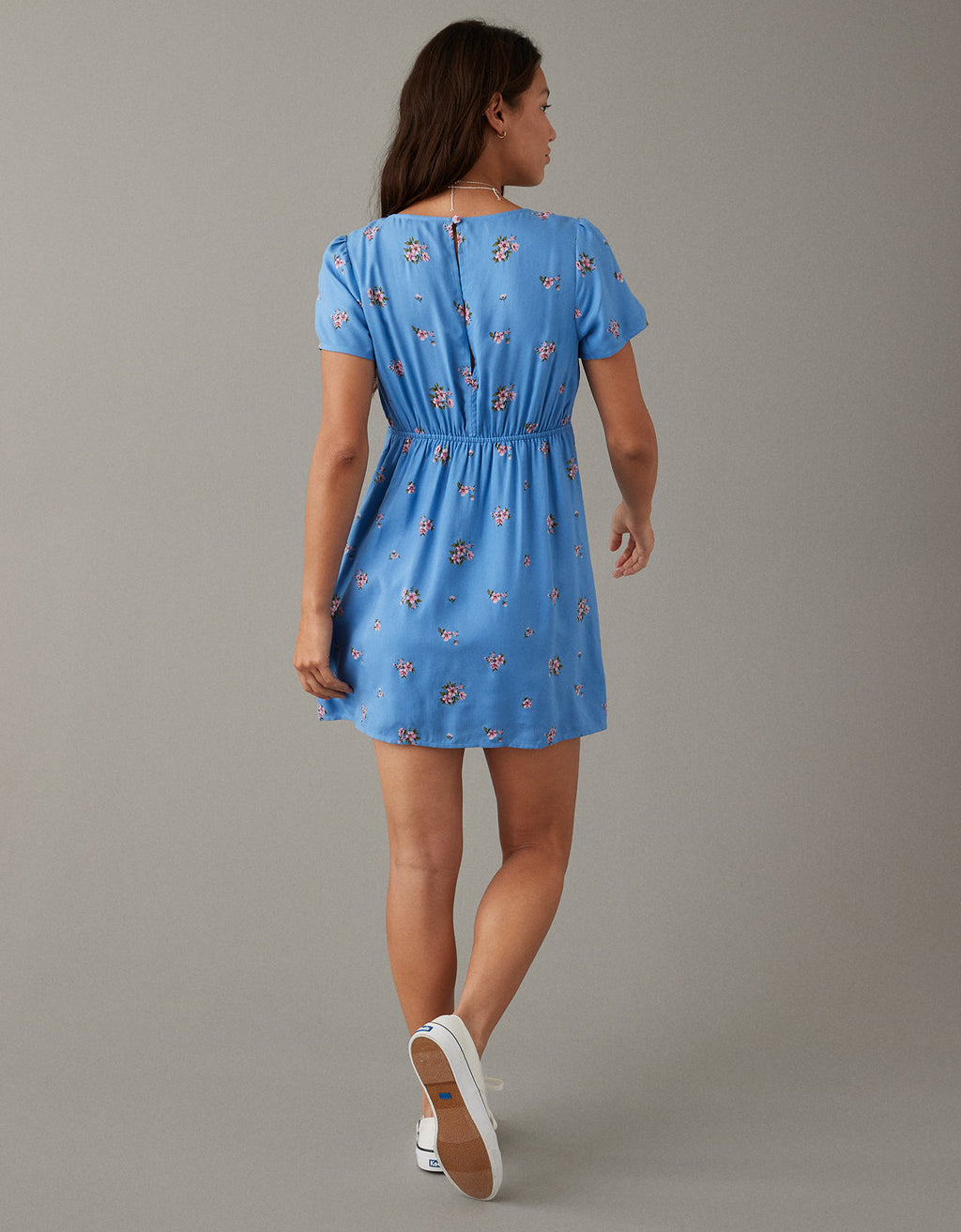 Vestido camisero Ae en lana - Azul 1399_7251_400_d2