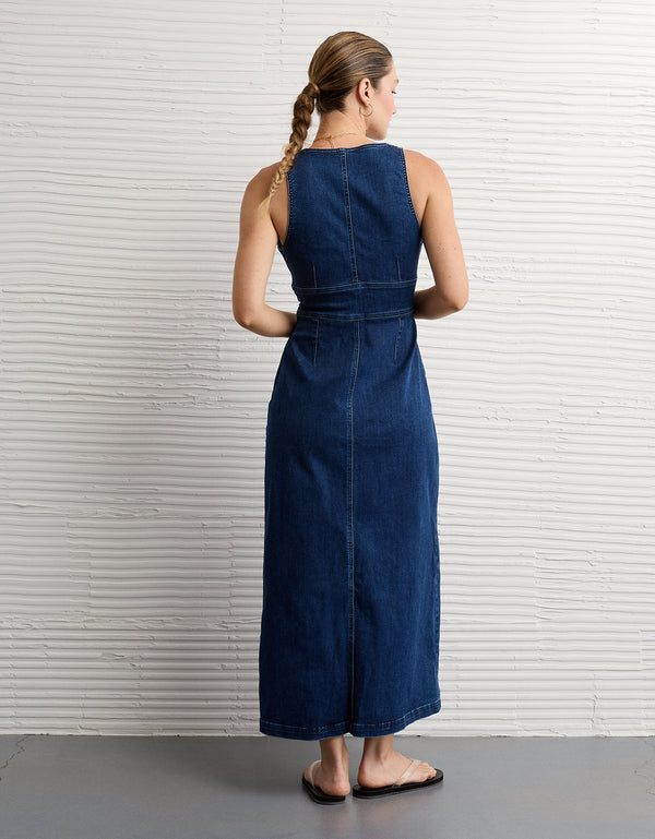 Vestido Jean con botones delanteros - Generico