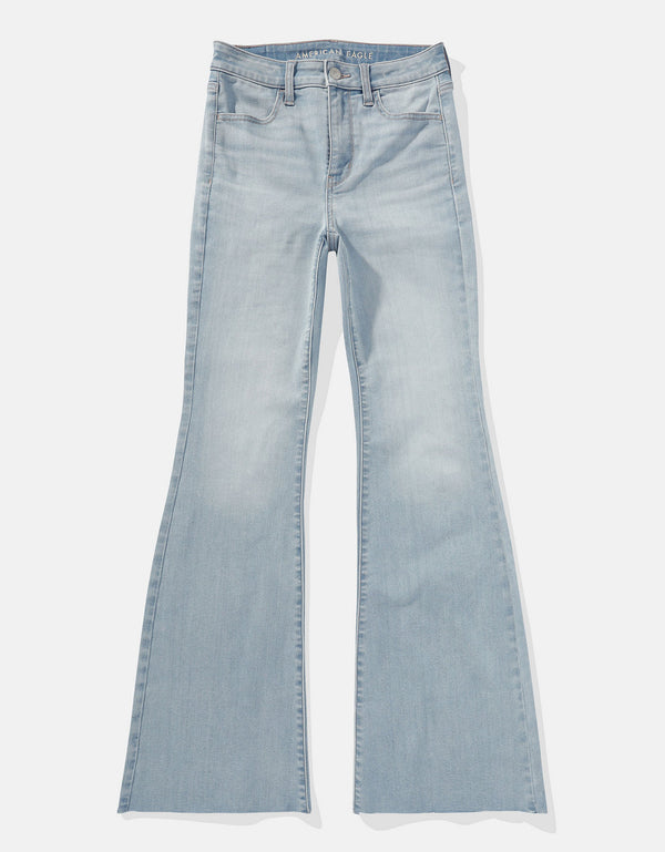 Jean Flare de Tiro Alto para Mujer - Generico