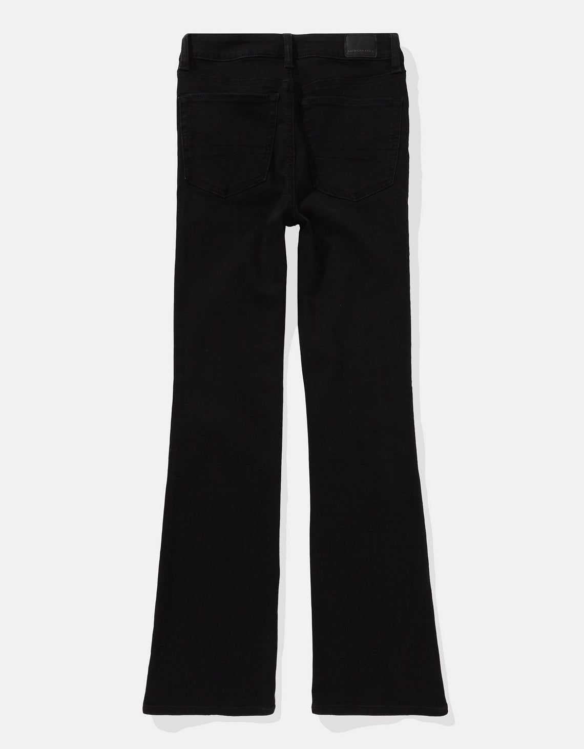 Jean kick bootcut de tiro bajo de mujer AE - Negro 1437_5552_001_b