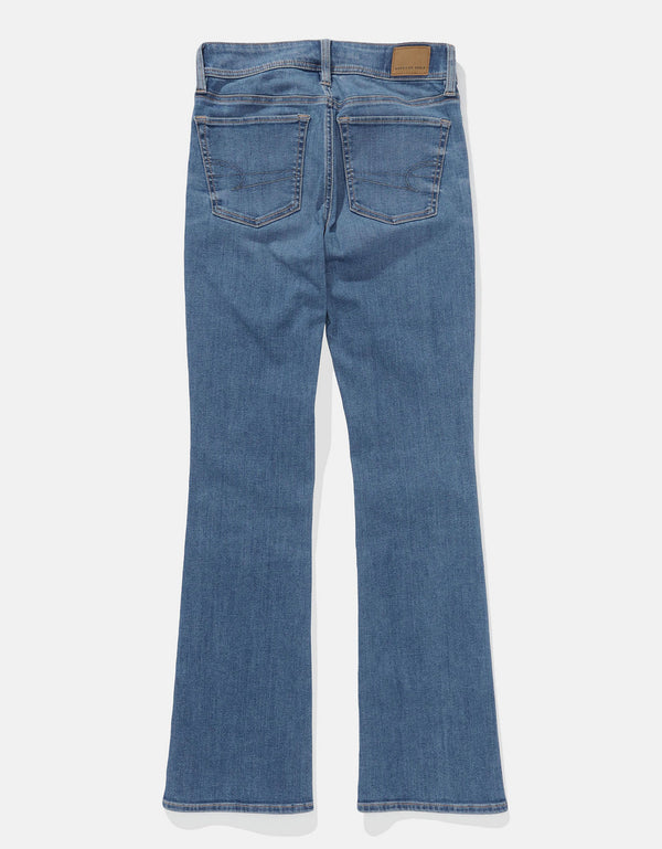 Jean Kick Bootcut Tiro Bajo Ae - Azul
