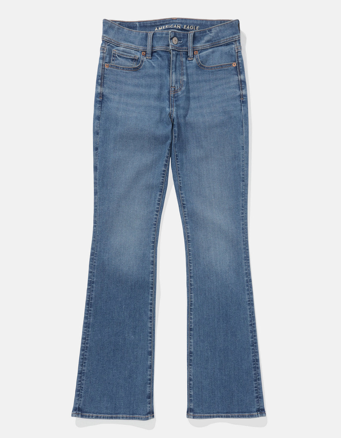 Jean Kick Bootcut Tiro Bajo Ae - Azul 1437_5792_471_f