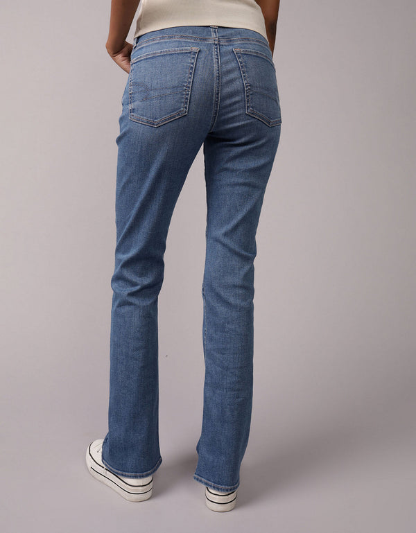 Jean Kick Bootcut Tiro Bajo Ae - Azul