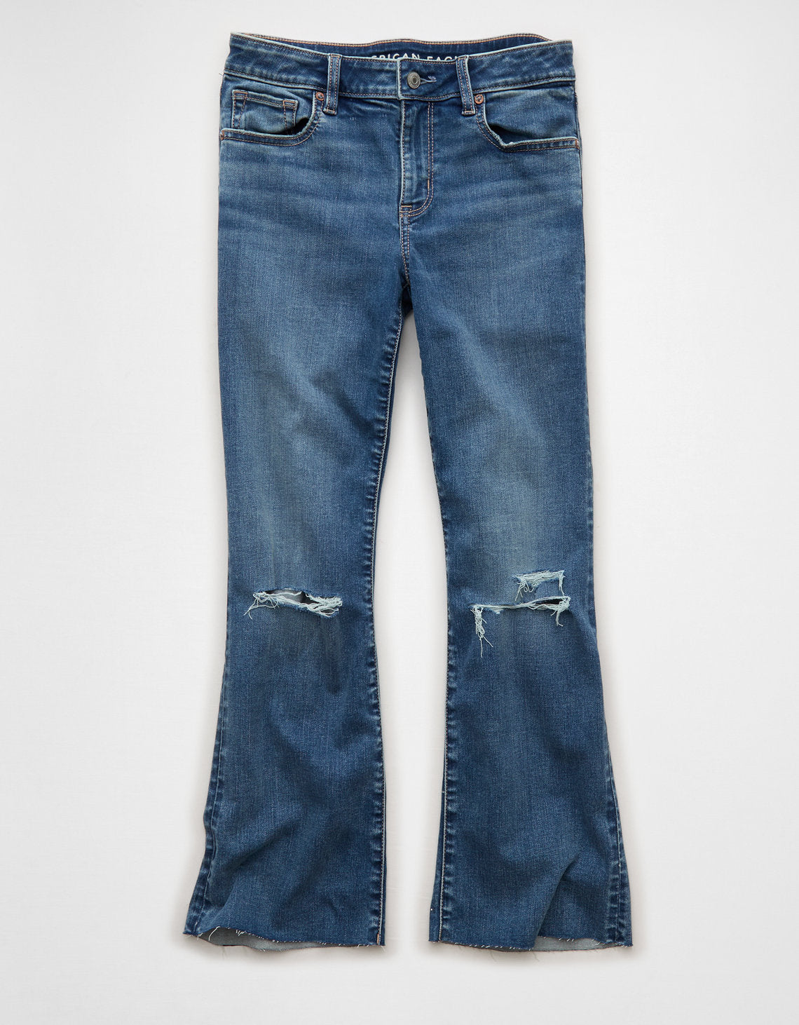 Jean Crop Bootcut Kick de tiro alto Ae Next Level - Azul 1437_6058_471_f