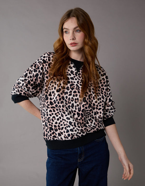 Polera Cuello Redondo Ae - Café
