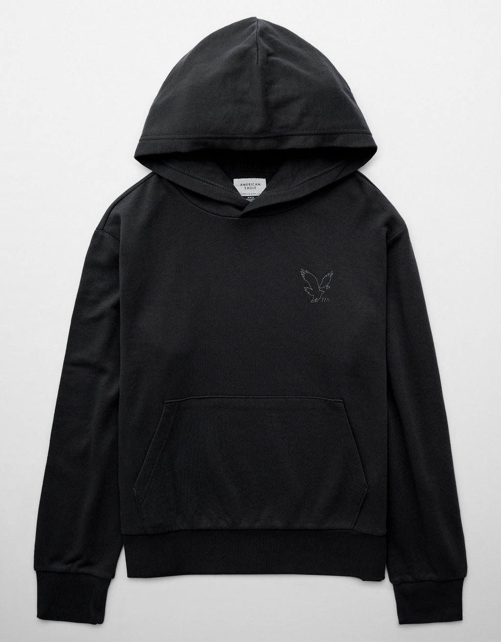 Polera con Capucha  Ae - Negro 1517_2471_001_f
