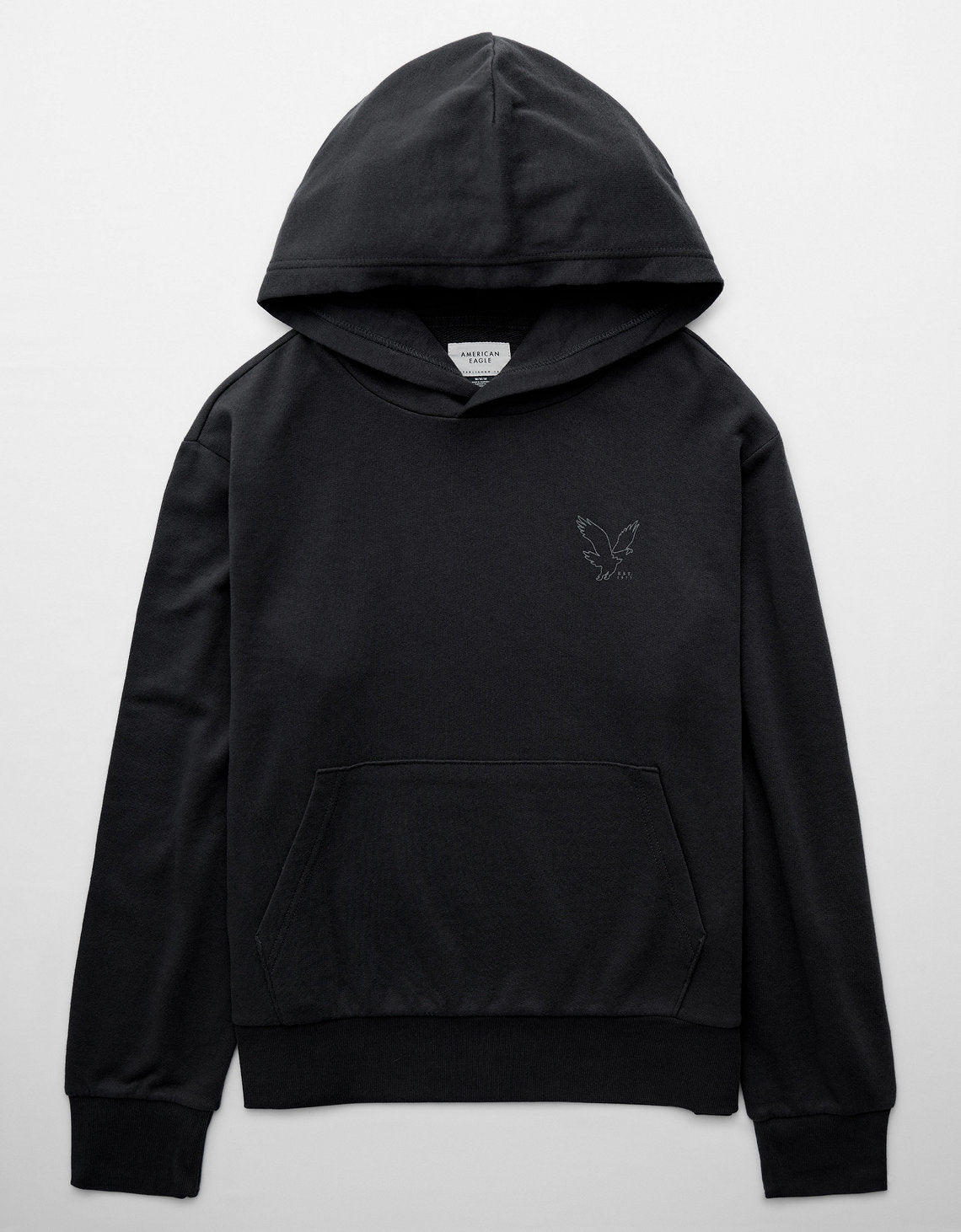 Polera con Capucha  Ae - Negro 1517_2471_001_f