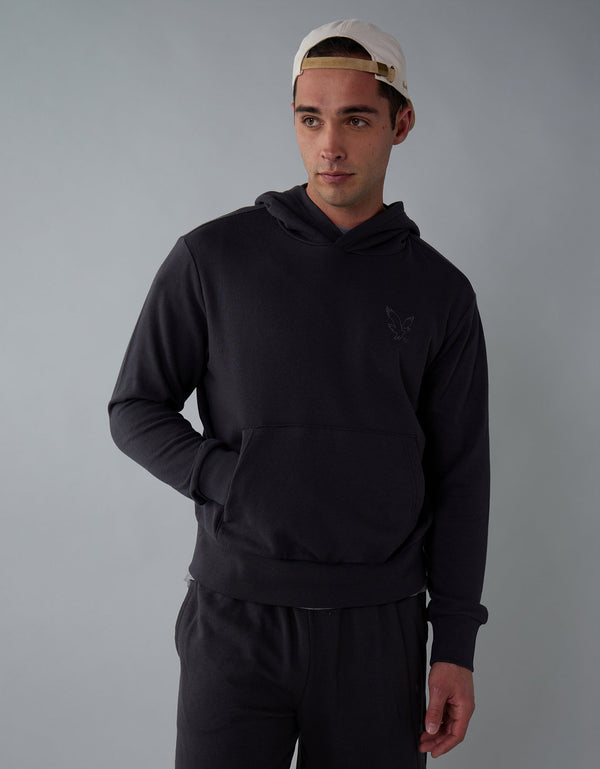 Polera con Capucha  Ae - Negro