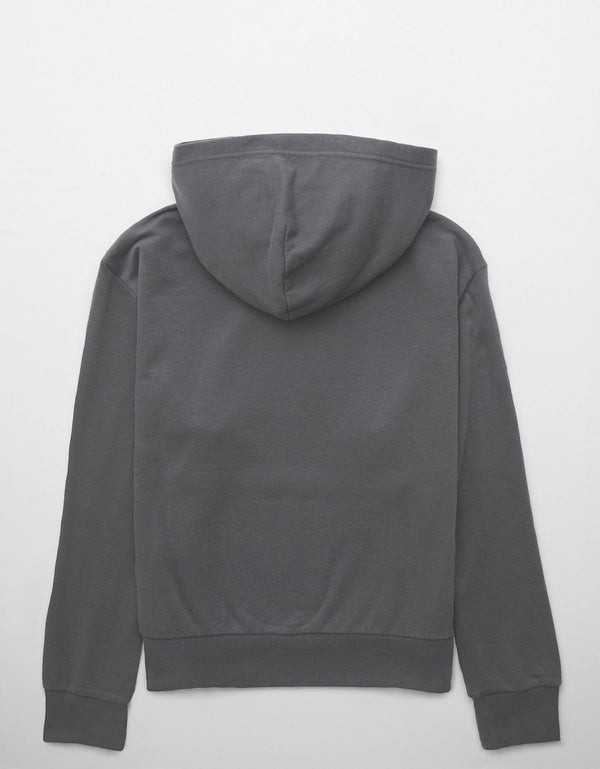 Polera con Capucha  Ae - Gris