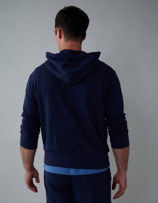 Polera con Capucha  Ae - Azul