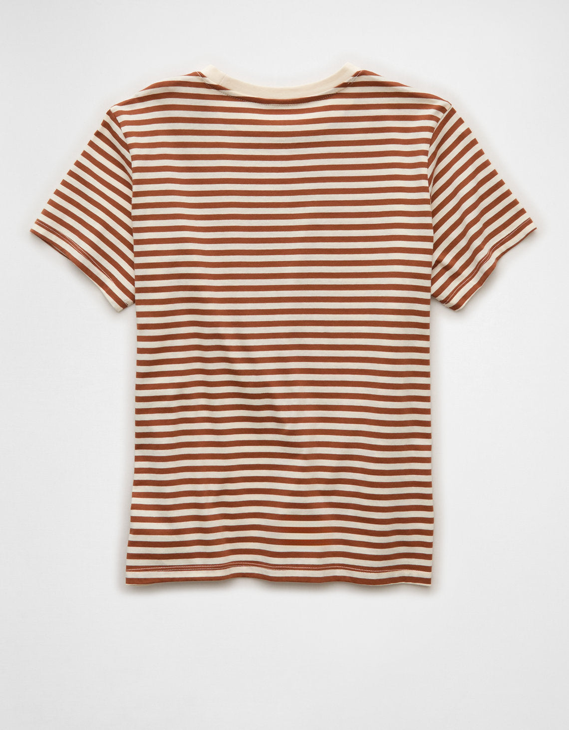 Camiseta con patrón de rayas Ae - Café 1537_1563_200_b