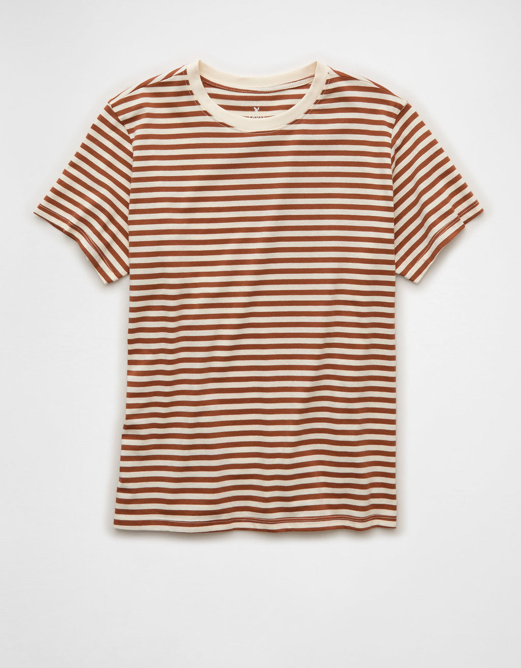 Camiseta con patrón de rayas Ae - Café 1537_1563_200_f