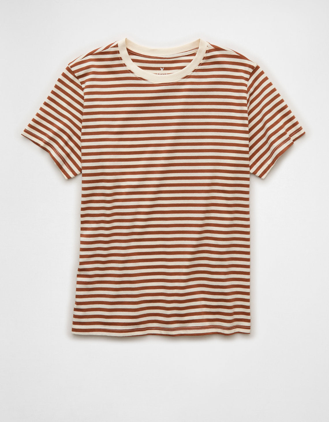 Camiseta con patrón de rayas Ae - Café 1537_1563_200_f