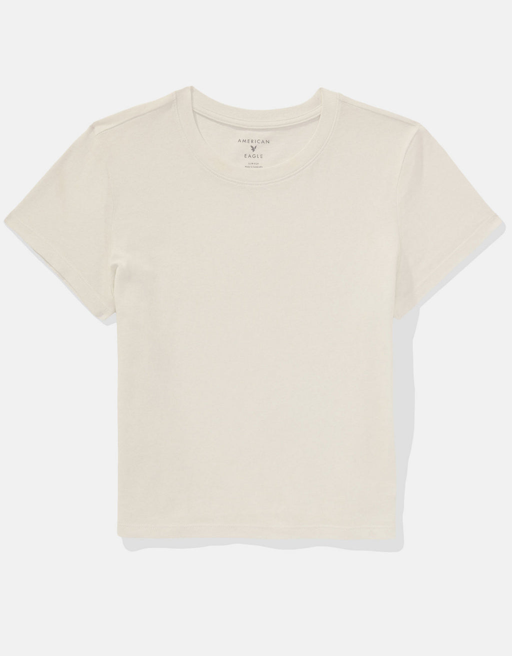 Polo sin Cuello Manga Corta cuello redondo Mujer AE - Blanco 1537_9475_100_f