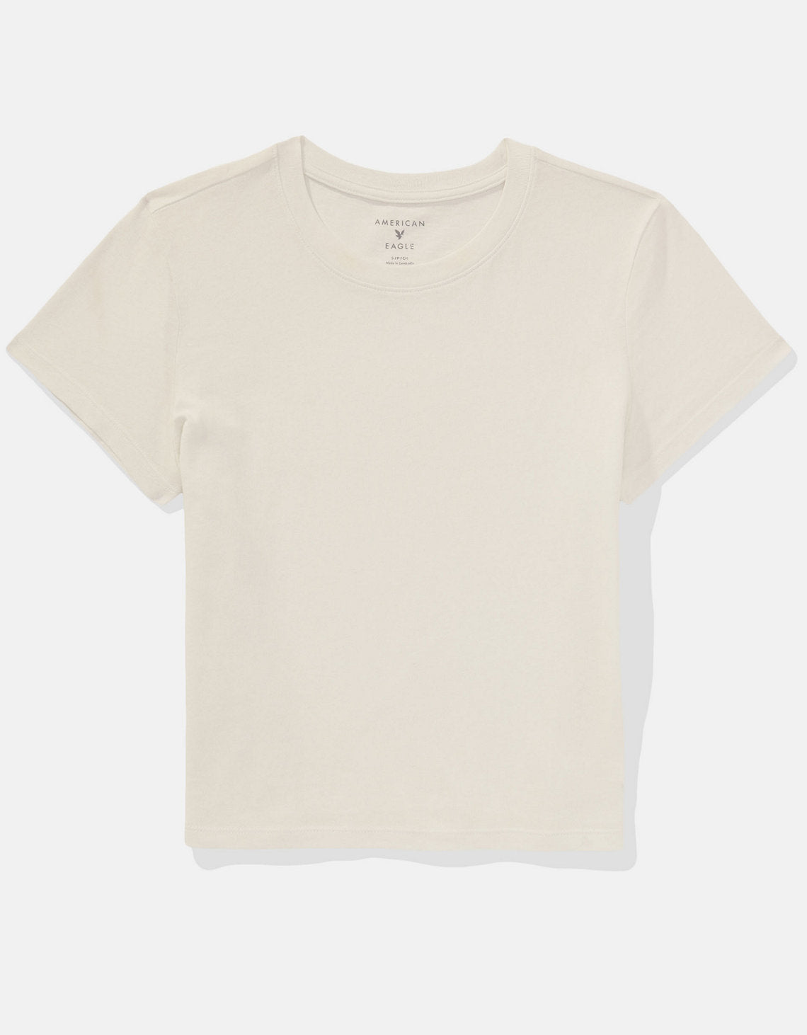 Polo sin Cuello Manga Corta cuello redondo Mujer AE - Blanco 1537_9475_100_f
