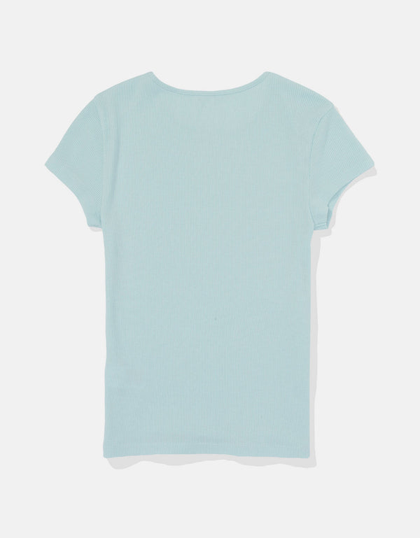 Polo sin Cuello AE - Azul