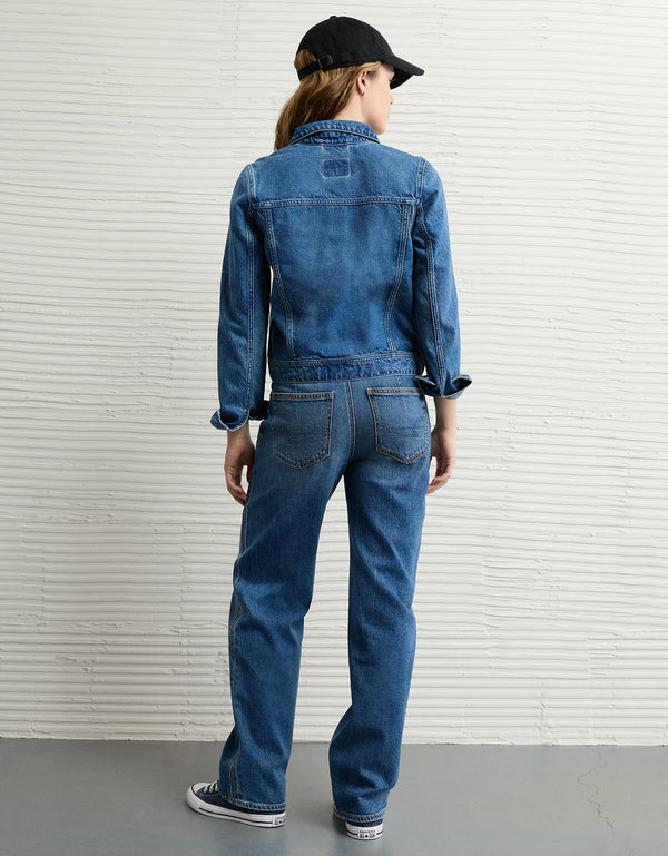 Casaca en Denim Clásica Ae - Azul