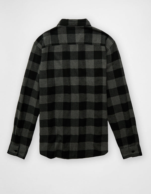 Camisa de franela Ae - Gris
