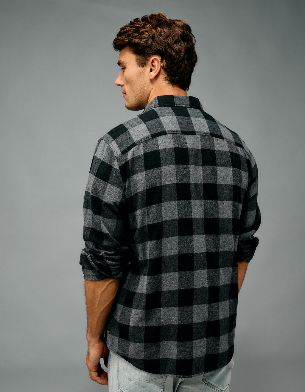 Camisa de franela Ae - Gris 2151_2821_020_ob