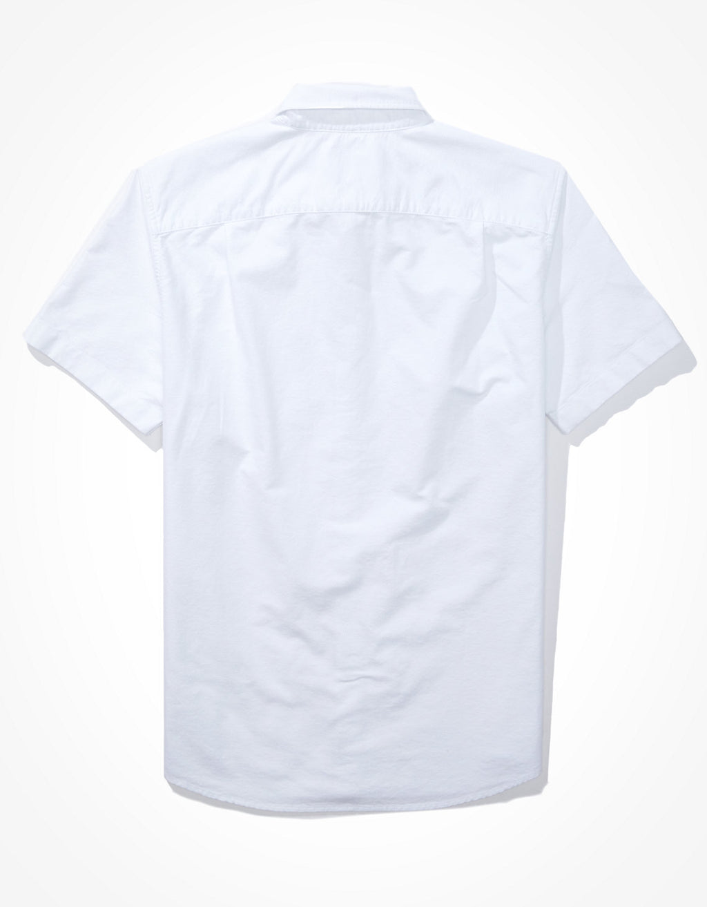 Camisa Oxford de Manga Corta con Botones - Blanco 2154_2105_100_b