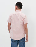 Camisa Oxford de Manga Corta con Botones - Rojo 2154_2105_815_ob