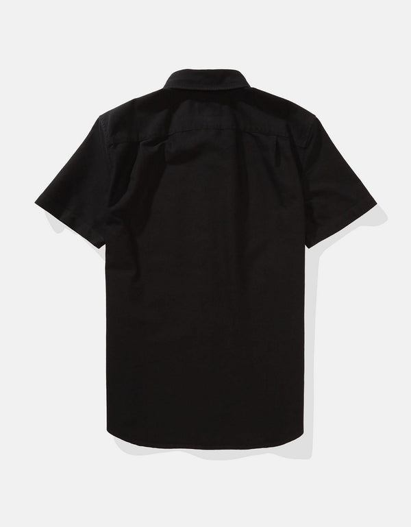 Camisa Manga Corta Ae - Negro