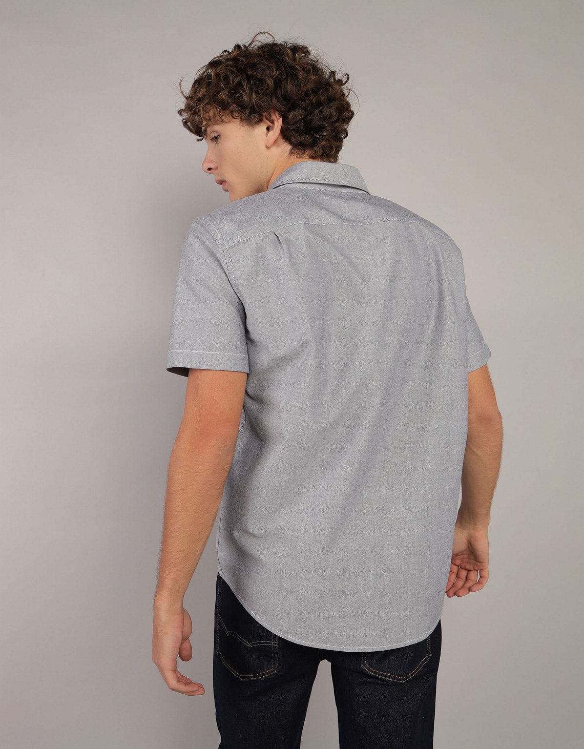 Camisa Manga Corta Ae - Gris 2154_2728_020_ob