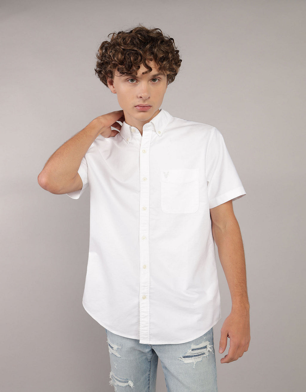 Camisa Manga Corta Ae - Blanco 2154_2728_100_of